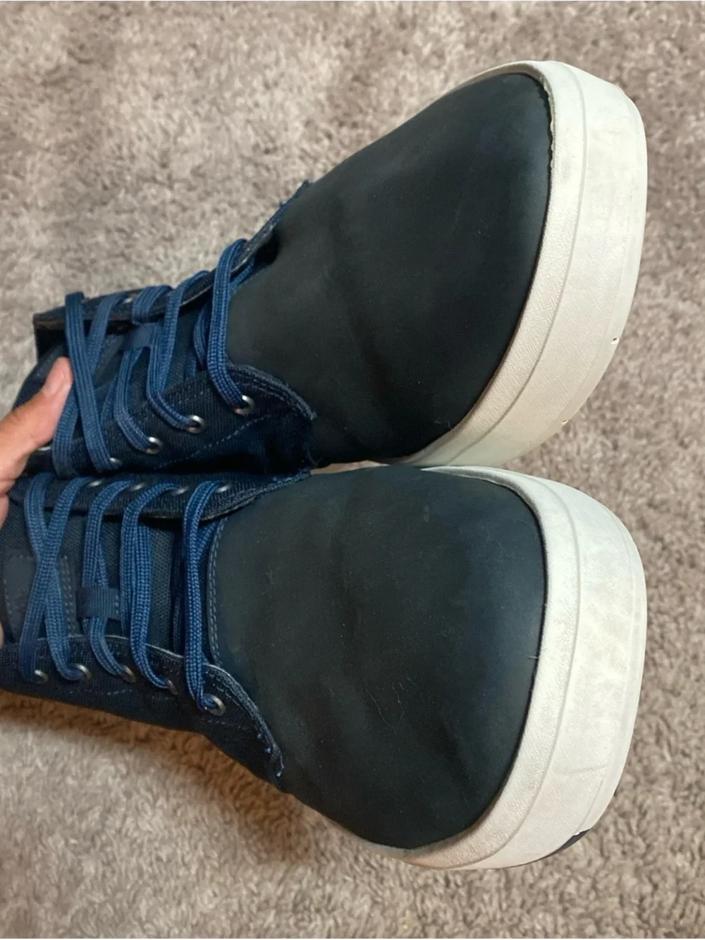 Timberland Navy and Black Men’s Chukka Boots men’s size 13